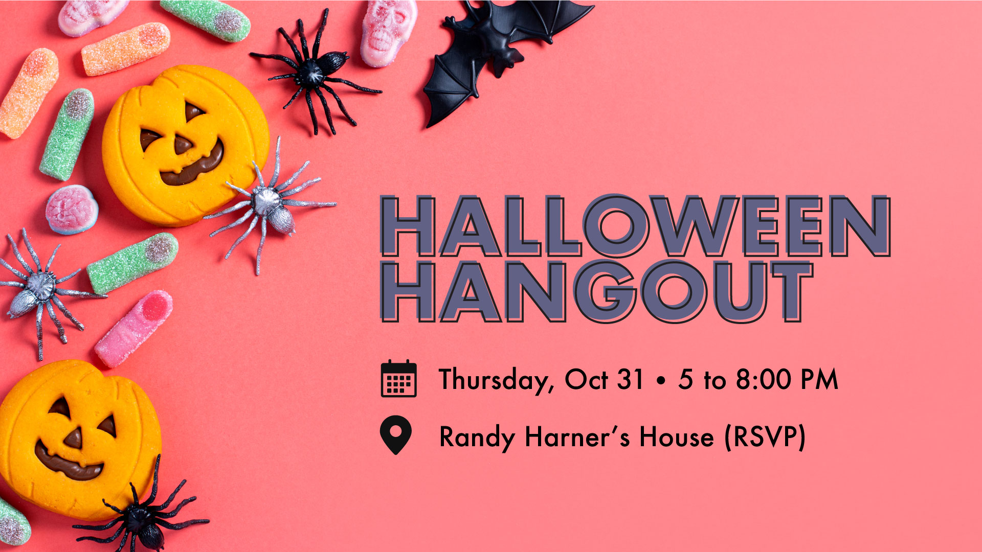 Halloween Hangout Event Flyer