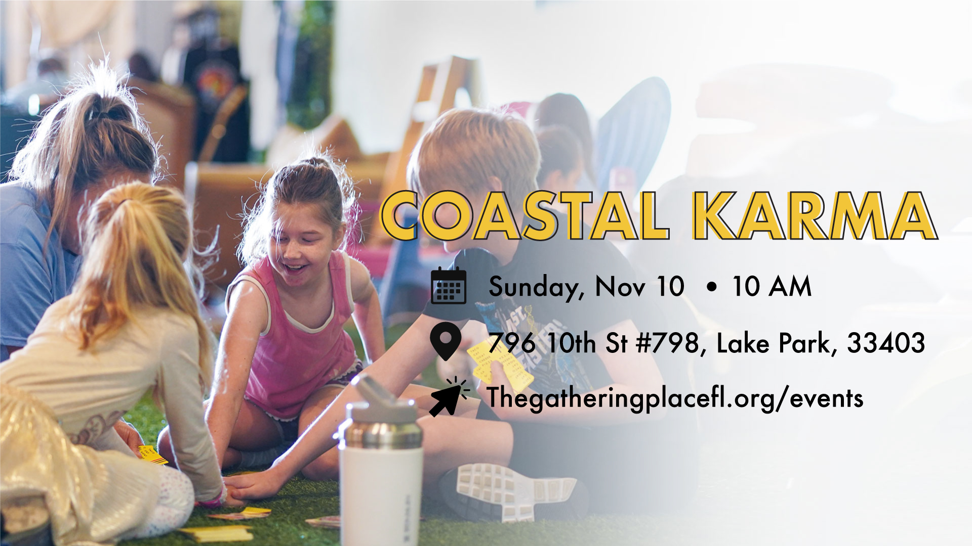 Church service at Coastal Karma Brewing on Nov 10, 2024