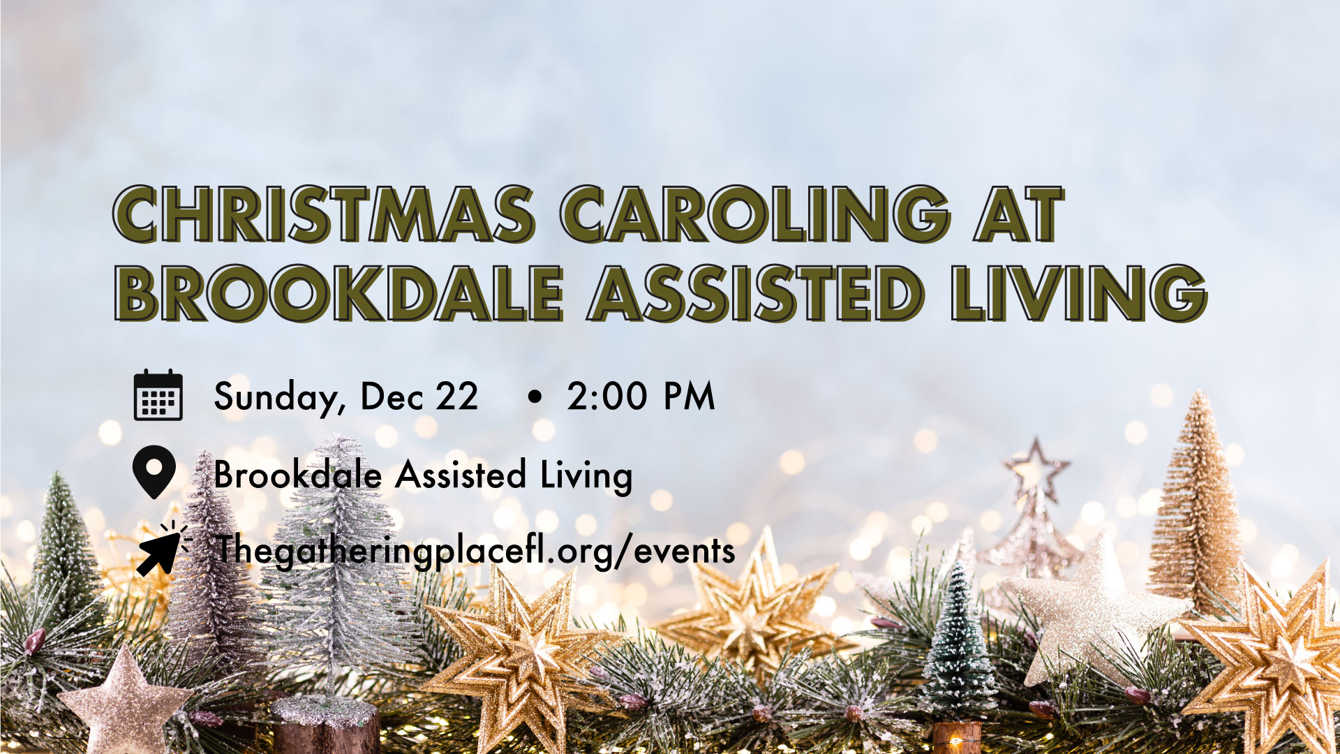 Christmas Caroling at Brookdale Assisted Living in Palm Beach Gardens