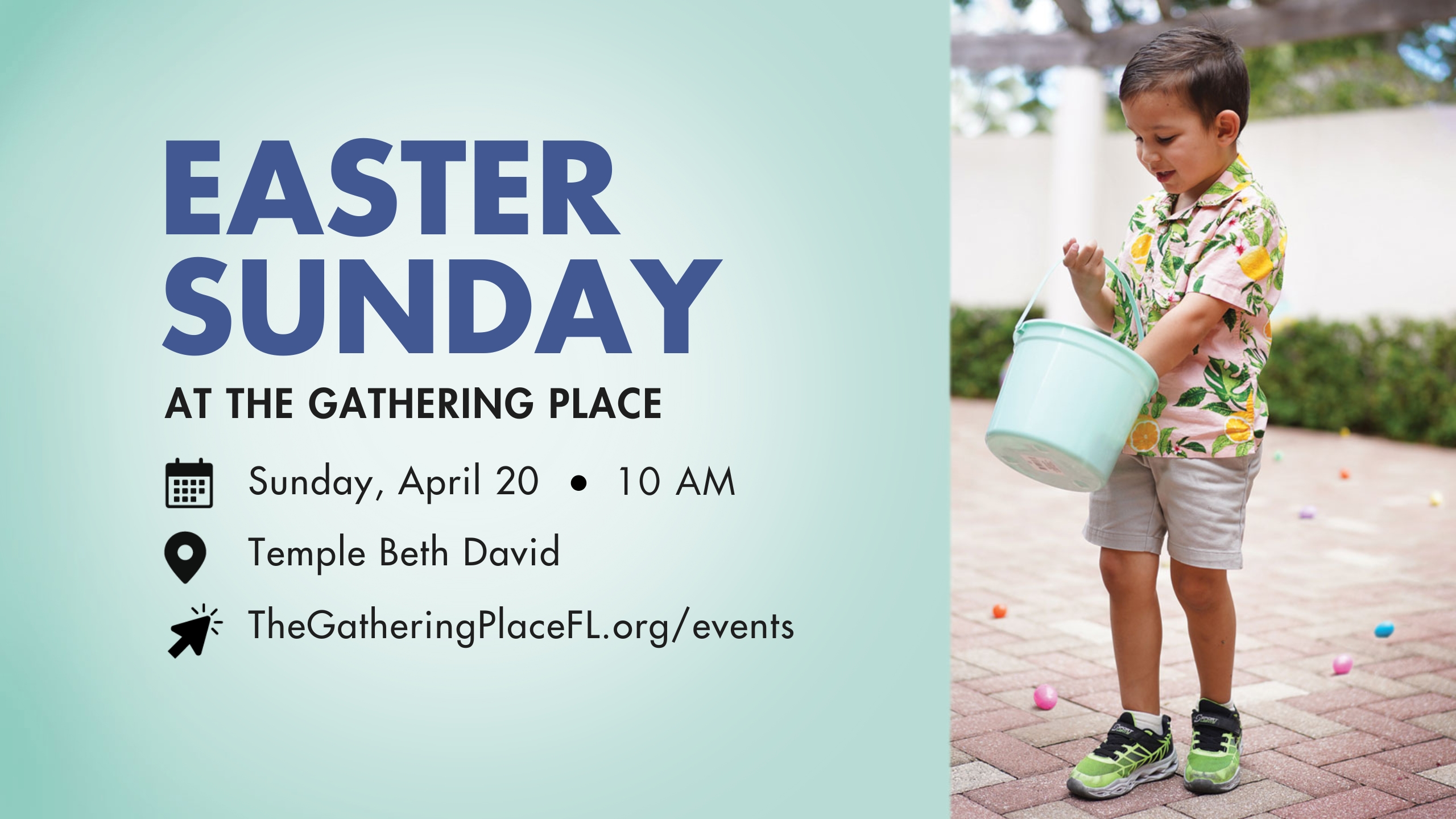 Easter Sunday 2025 at The Gathering Place in Palm Beach Gardens